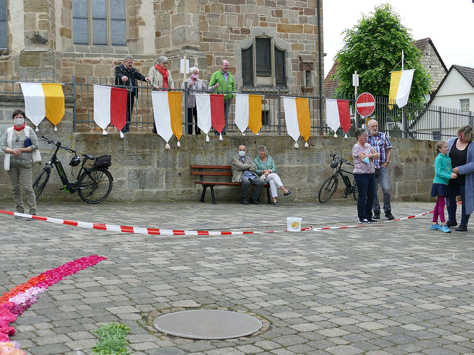 Bluemteppich auf dem Naumburegr Marktplatz (Foto: Karl-Franz Thiede)